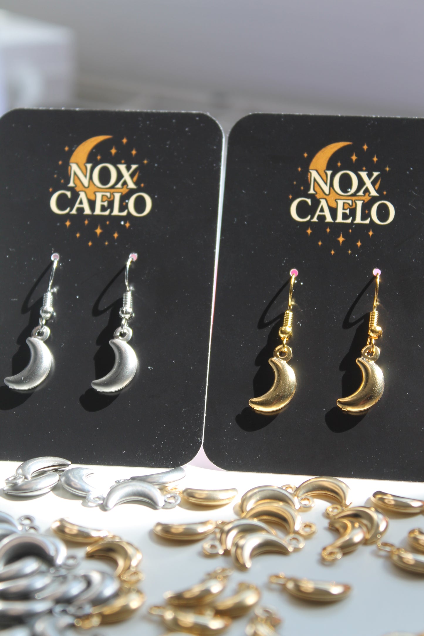 Golden Crescent - Earrings
