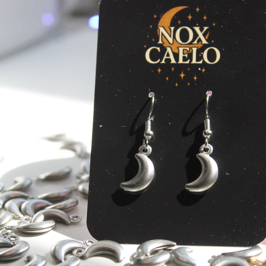 Silver Crescent - Earrings