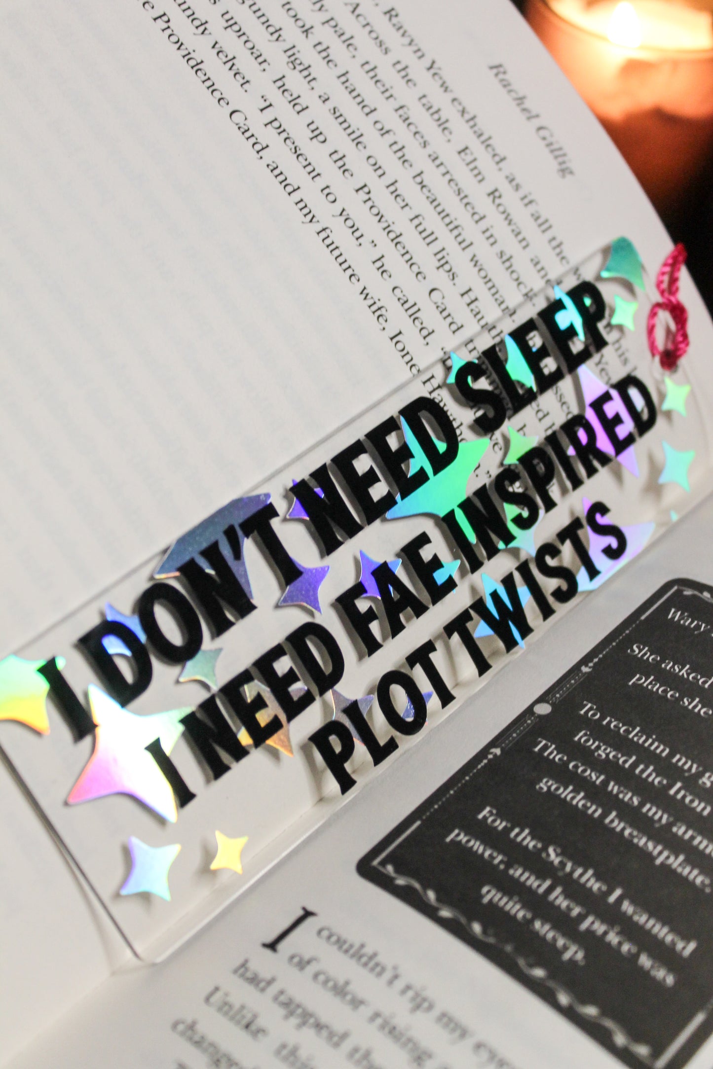 Fantasy Slogan Bookmark