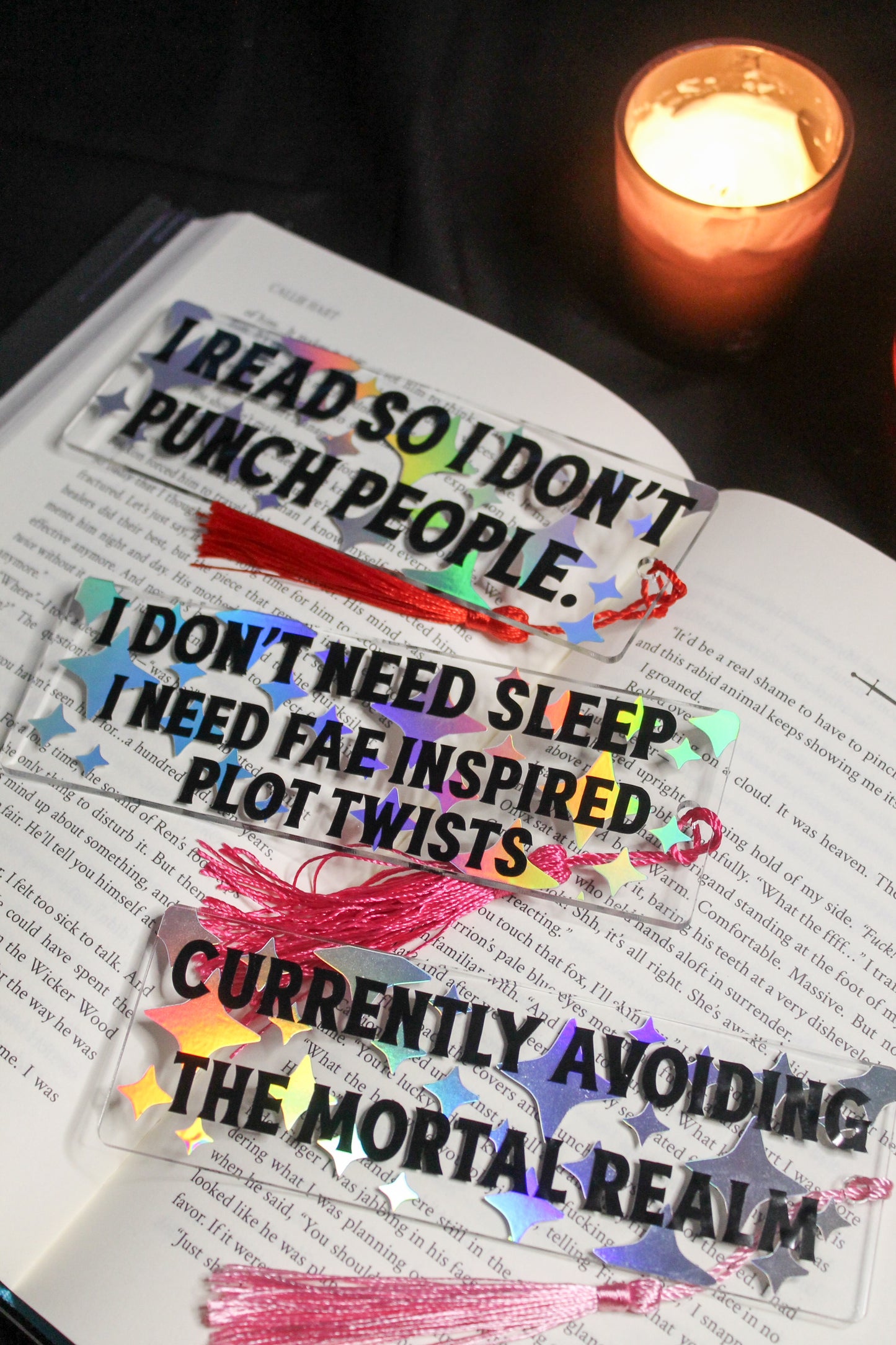 Fantasy Slogan Bookmark