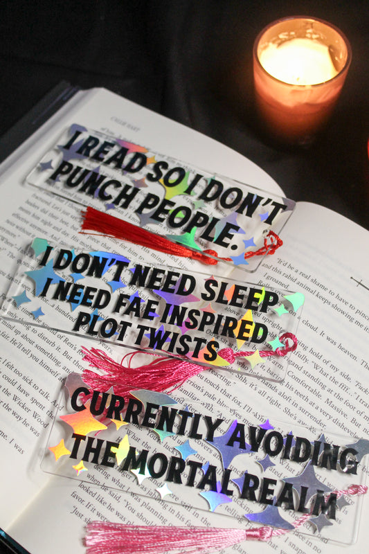 Fantasy Slogan Bookmark